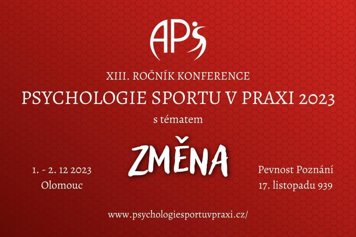 Konference Psychologie sportu v praxi 2023